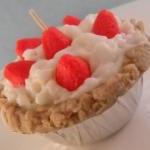 Strawberry Short Cake Scented Pie Candle,..