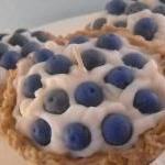 Handmade Blueberry Cream Pie, Soy Wax Candle