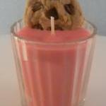 Strawberry Cookies And Milk Candle Soy Wax Votive