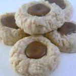 6 Peanut Butter Thumb Print Cookies With A..
