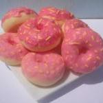 8 Donut Candle Tart Melts Pink Lemonade Scented..