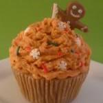 Gingerbread Man Christmas Cupcake Candle Made With..