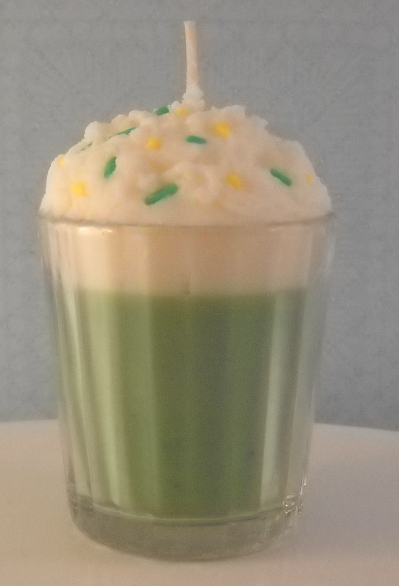 Votive Milkshake Candle Sweet Honey Dew Scented Made With All Natural